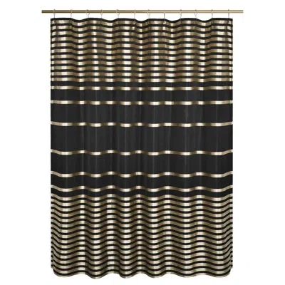 J Queen New York Calvari Shower Curtain In Black