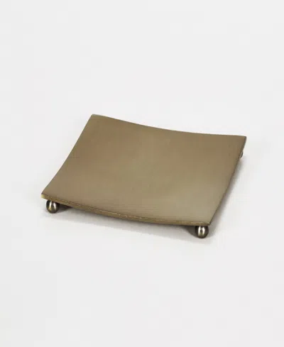 J Queen New York Catia Soap Dish In Gold