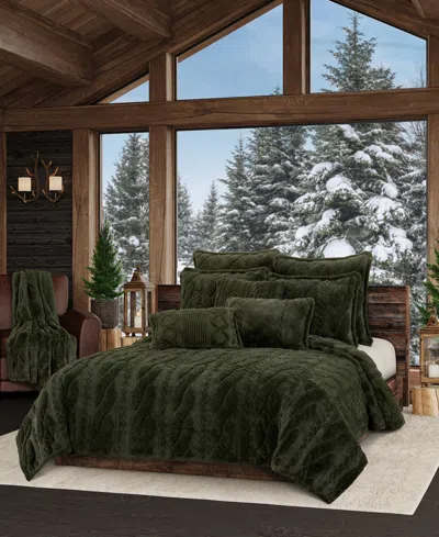 J Queen New York Cava 3pc. Quilt Set, King/california King In Evergreen
