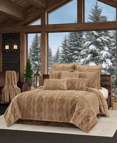 J Queen New York Cava 3pc. Quilt Set, King/california King In Gold