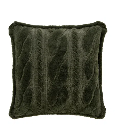J Queen New York Cava Quilted Sham, European In Evergreen