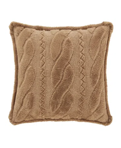 J Queen New York Cava Quilted Sham, European In Gold