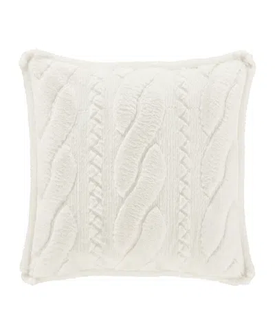 J Queen New York Cava Quilted Sham, European In Winter White