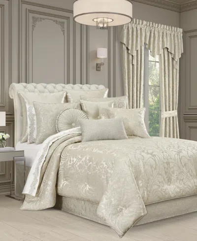 J Queen New York Celine Floral 4-pc. Comforter Set, Queen In Gold