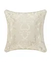 J Queen New York Celine Woven Damask Decorative Pillow, 20" X 20" In Neutral