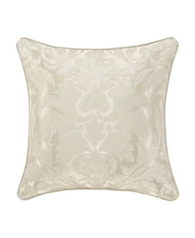 J Queen New York Celine Woven Damask Decorative Pillow, 20" X 20" In Neutral