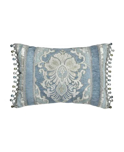 J Queen New York Celtic Boudoir Decorative Pillow, 15" X 21" In Spa