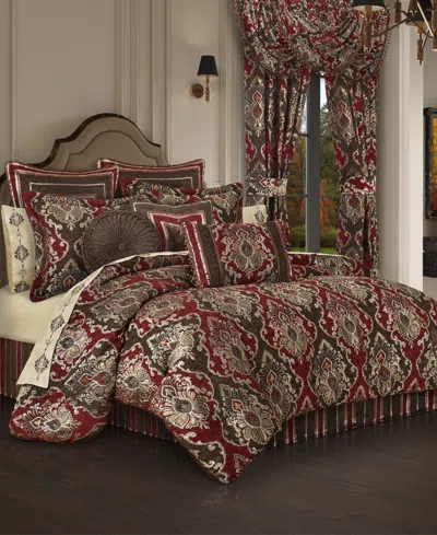 J Queen New York Cerino 4-pc. Comforter Set, California King In Chocolate