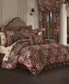 J Queen New York Cerino 4-pc. Comforter Set, California King In Chocolate
