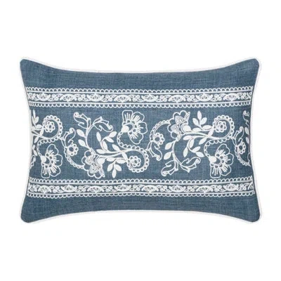 J Queen New York Chantalee Boudoir Decorative Throw Pillow In Denim