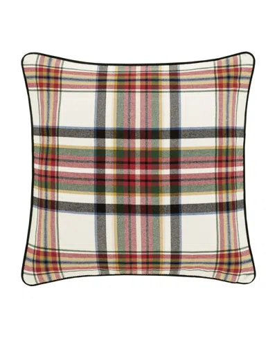 J Queen New York Christopher Plaid Sham, European In Red
