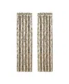 J Queen New York Closeout!  Jacqueline 4-pc. Window Panel Set, 50" X 84" In Ivory