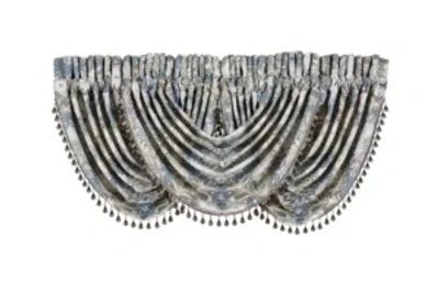 J Queen New York J Queen Crystal Palace Waterfall Valance Bedding In French Blue