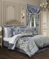 J Queen New York Dicaprio 4 Pc. Comforter Set, Queen In Powder Blue