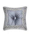 J Queen New York Dicaprio Decorative Pillow, 18" X 18" In Powder Blue