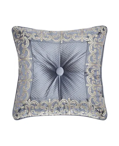 J Queen New York Dicaprio Decorative Pillow, 18" X 18" In Powder Blue