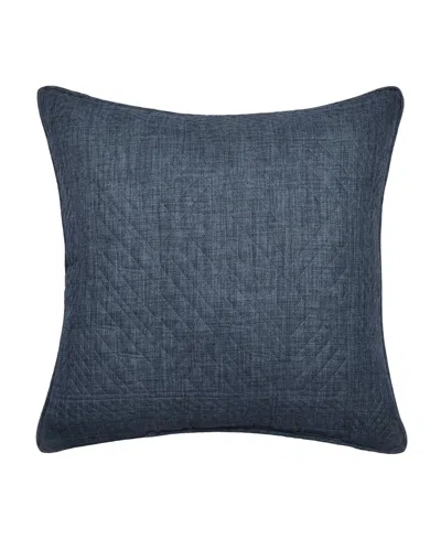 J Queen New York Enchanted Garden Decorative Pillow, 18" X 18" In Indigo