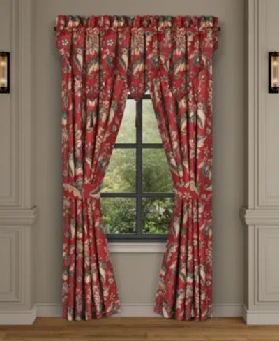J Queen New York Enchanted Garden Window Collection In Red