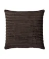 J Queen New York Everett Soft Decorative Pillow, 20" X 20" In Brown