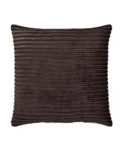 J Queen New York Everett Soft Decorative Pillow, 20" X 20" In Brown