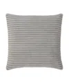 J Queen New York Everett Soft Decorative Pillow, 20" X 20" In Gray
