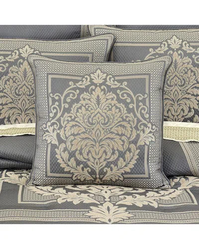 J Queen New York J. Queen New York Excelsior 20in Square Decorative Throw Pillow In Gray
