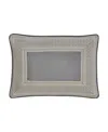 J Queen New York Excelsior Boudoir Decorative Pillow, 13" X 21" In Gray