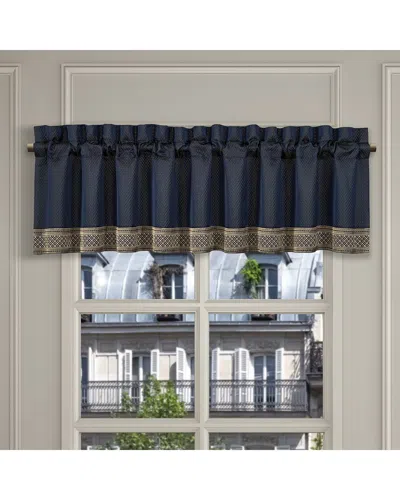 J Queen New York J. Queen New York Excelsior Window Straight Valance In Black