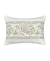 J Queen New York Fairview Boudoir Decorative Pillow, 15" X 21" In Sage