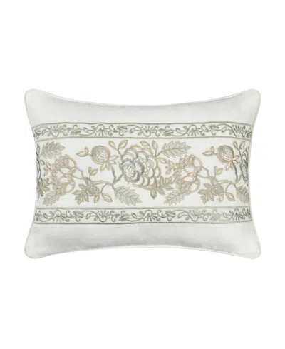 J Queen New York Fairview Boudoir Decorative Pillow, 15" X 21" In Sage