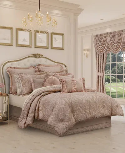 J Queen New York Fiorello 4-pc. Comforter Set, California King In Blush