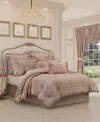 J Queen New York Fiorello 4-pc. Comforter Set, California King In Blush