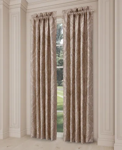 J Queen New York Fiorello Window Panel Pair, 50" X 95" In Blush