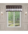 J Queen New York Flint Straight Window Valance, 21.25" X 88" In Multi