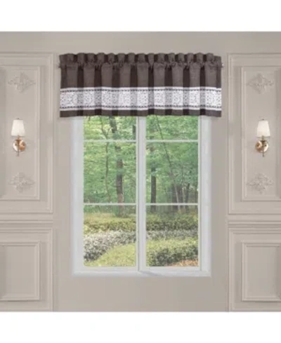 J Queen New York Flint Straight Window Valance, 21.25" X 88" In Multi