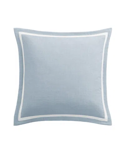 J Queen New York Garden Bloom Chambray Sham, European In Blue