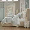 J Queen New York Garden View 4pc. Comforter Set Spa In Spa