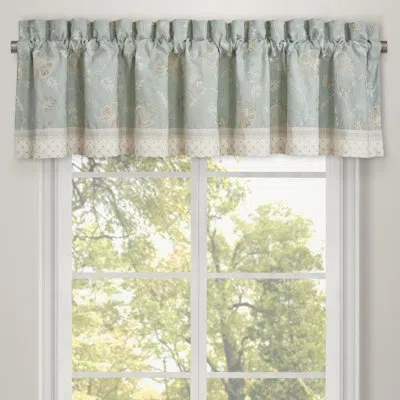 J Queen New York Garden View Window Straight Valance Spa