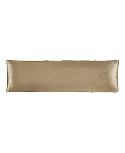 J Queen New York Glimmerstone Bolster Decorative Pillow, 14" X 52" In Gold