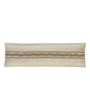 J Queen New York Gold Coast Bolster Decorative Pillow, 15" X 52"