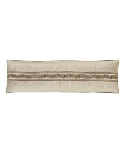 J Queen New York Gold Coast Bolster Decorative Pillow, 15" X 52"