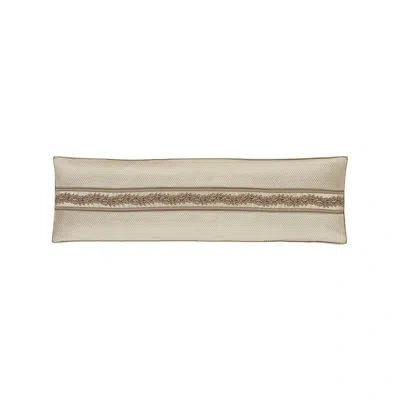 J Queen New York Gold Coast Bolster Decorative Throw Pillow In Sand