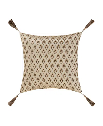 J Queen New York Gold Coast Decorative Pillow, 18" X 18"