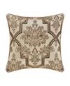 J Queen New York Gold Coast Decorative Pillow, 20" X 20"