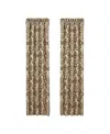 J Queen New York Gold Coast Window Panel Pair, 50" X 95"