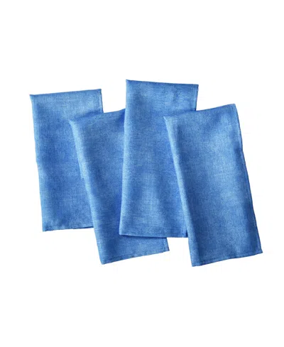 J Queen New York Hanalei Napkin 4 Pack In Blue