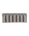 J Queen New York Houston Straight Window Valance Bedding In Charcoal