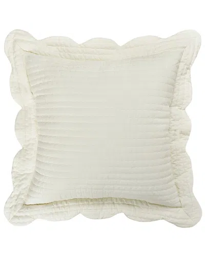 J Queen New York J. Queen Cottage Amherst Quilted Sham In White