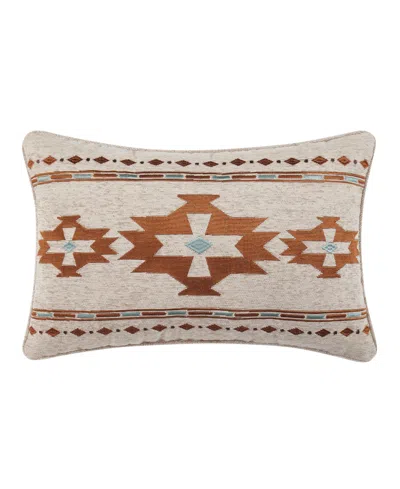 J Queen New York Jackson Lodge Boudoir Decorative Pillow, 14" X 21" In Clay