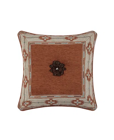 J Queen New York Jackson Lodge Decorative Pillow, 18" X 18" In Clay